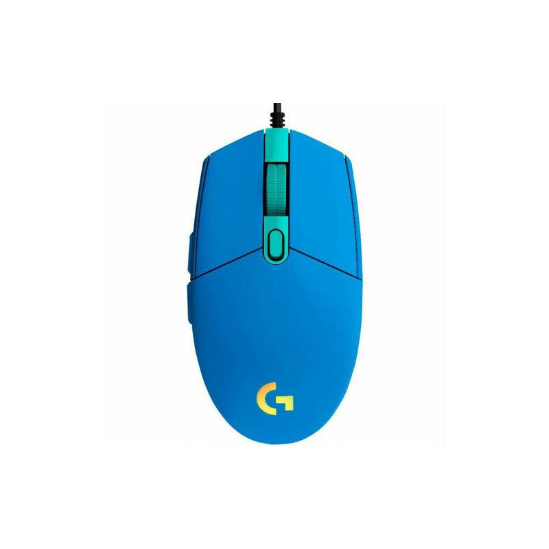 MOUSE USB OPTICAL G102 LIGHTSY/BLUE 910-005801 LOGITECH