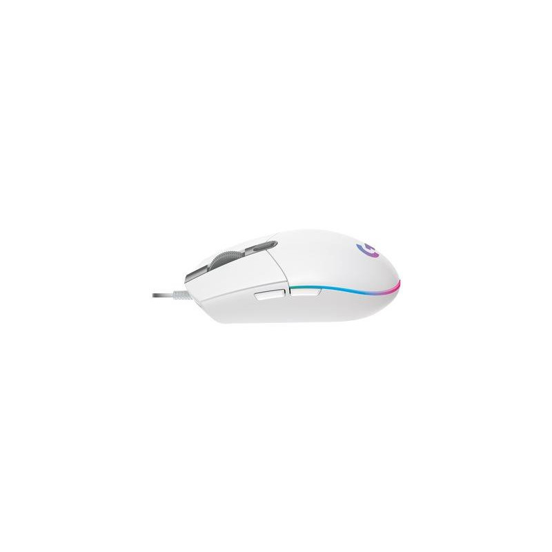 MOUSE USB OPTICAL G102 LIGHTSY/WHITE 910-005824 LOGITECH