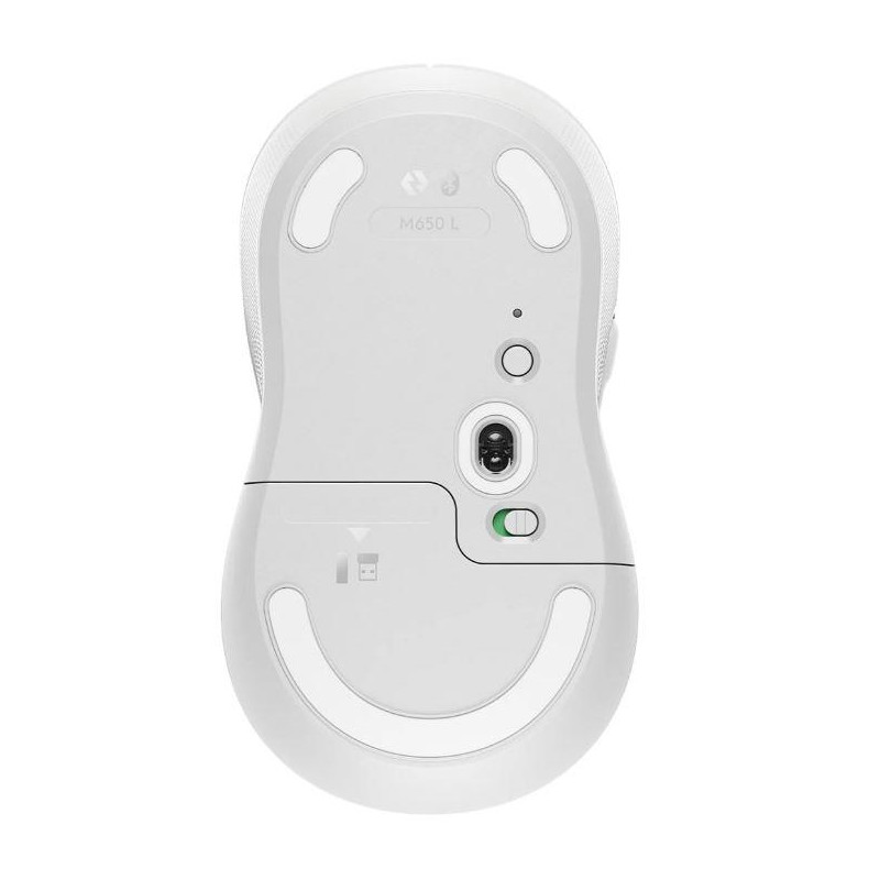 MOUSE USB OPTICAL WRL M650/WHITE 910-006255 LOGITECH