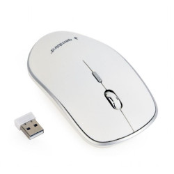 MOUSE USB OPTICAL WRL/WHITE MUSW-4B-01-W GEMBIRD