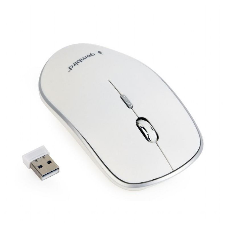 MOUSE USB OPTICAL WRL/WHITE MUSW-4B-01-W GEMBIRD