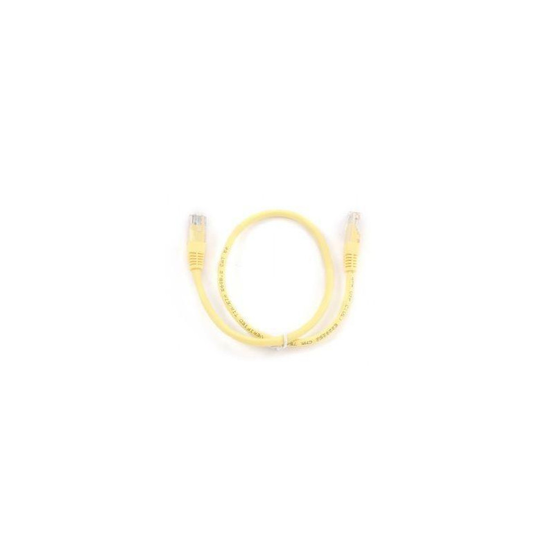 PATCH CABLE CAT5E UTP 0.5M/PP12-0.5M/Y GEMBIRD