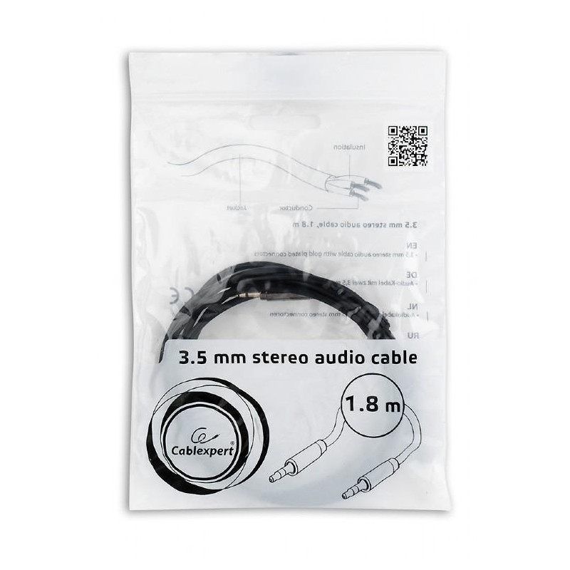 CABLE AUDIO 3.5MM 1.8M/CCAP-444-6 GEMBIRD