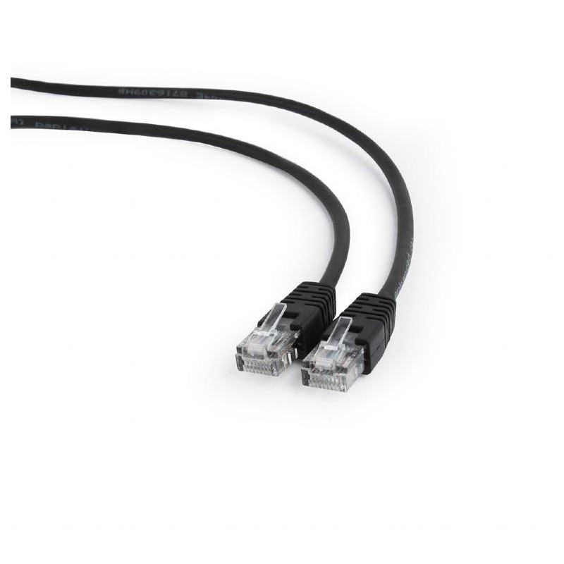 PATCH CABLE CAT5E UTP 3M/BLACK PP12-3M/BK GEMBIRD