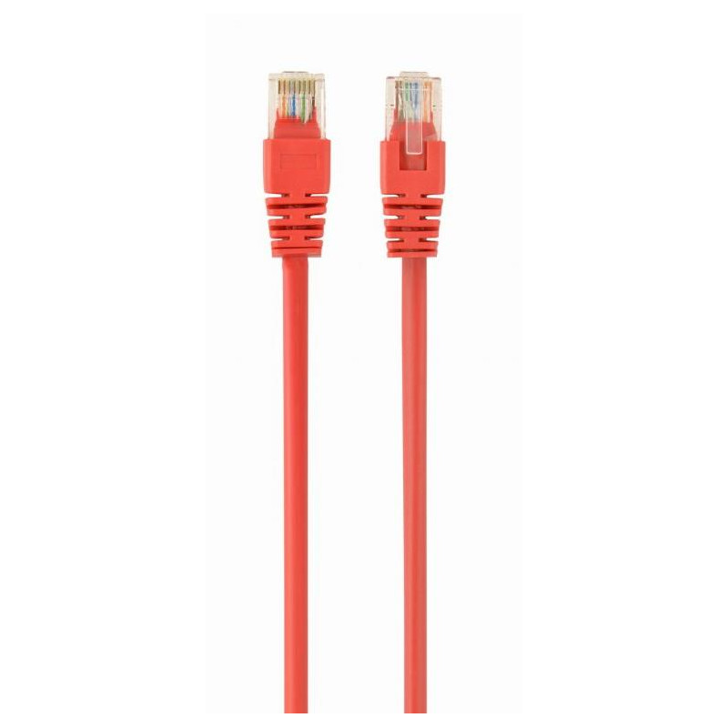 PATCH CABLE CAT5E UTP 3M/RED PP12-3M/R GEMBIRD