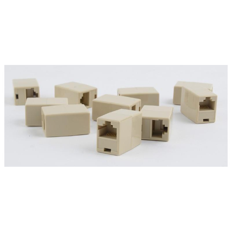 CABLE ACC IN-LINE COUPLER 8P8C/10 PCS BAG TA-350-10 GEMBIRD