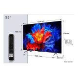 TV Set TCL 55 " 4K Ultra HD 3840 x 2160 pixels Flat 16:9 QLED 55P8K