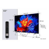 TV Set TCL 65 " 4K Ultra HD 3840 x 2160 pixels Flat 16:9 QLED 65P8K