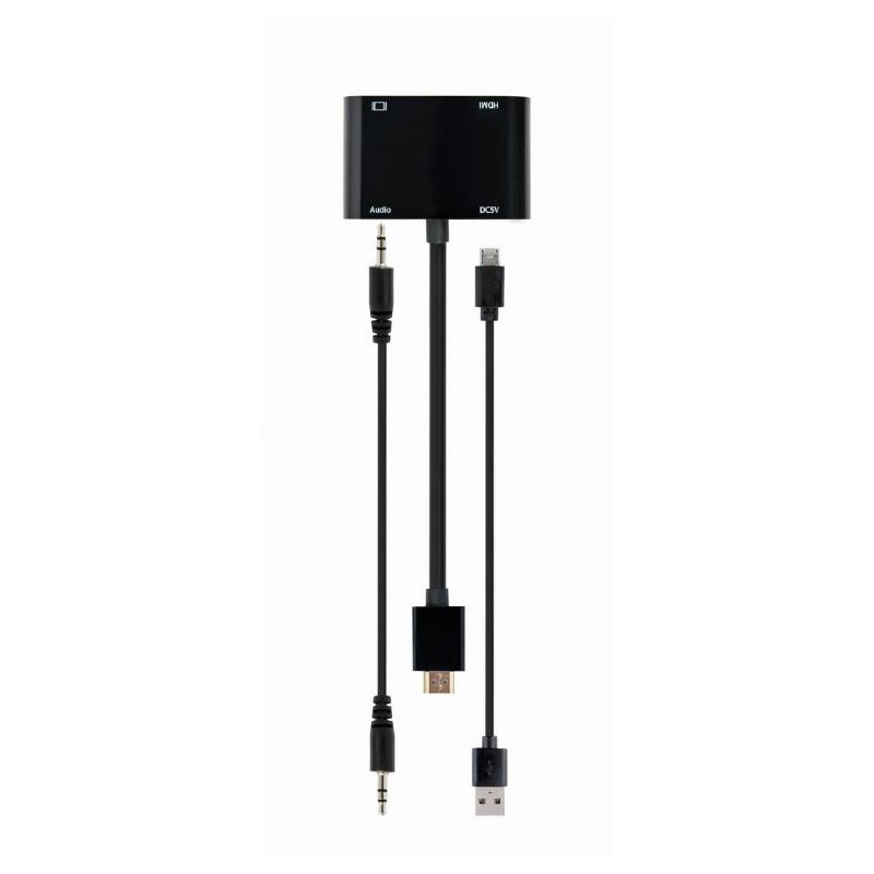 I/O ADAPTER HDMI TO HDMI/VGA/A-HDMIM-HDMIFVGAF-01 GEMBIRD