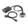 I/O ADAPTER VGA TO HDMI/A-VGA-HDMI-01 GEMBIRD