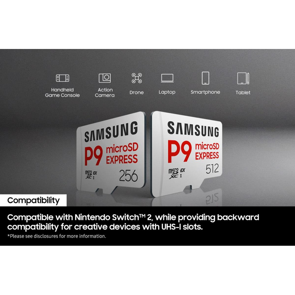 MEMORY MICRO SDXC PRO 512GB/P9 EXPRES MB-MK512T/WW SAMSUNG