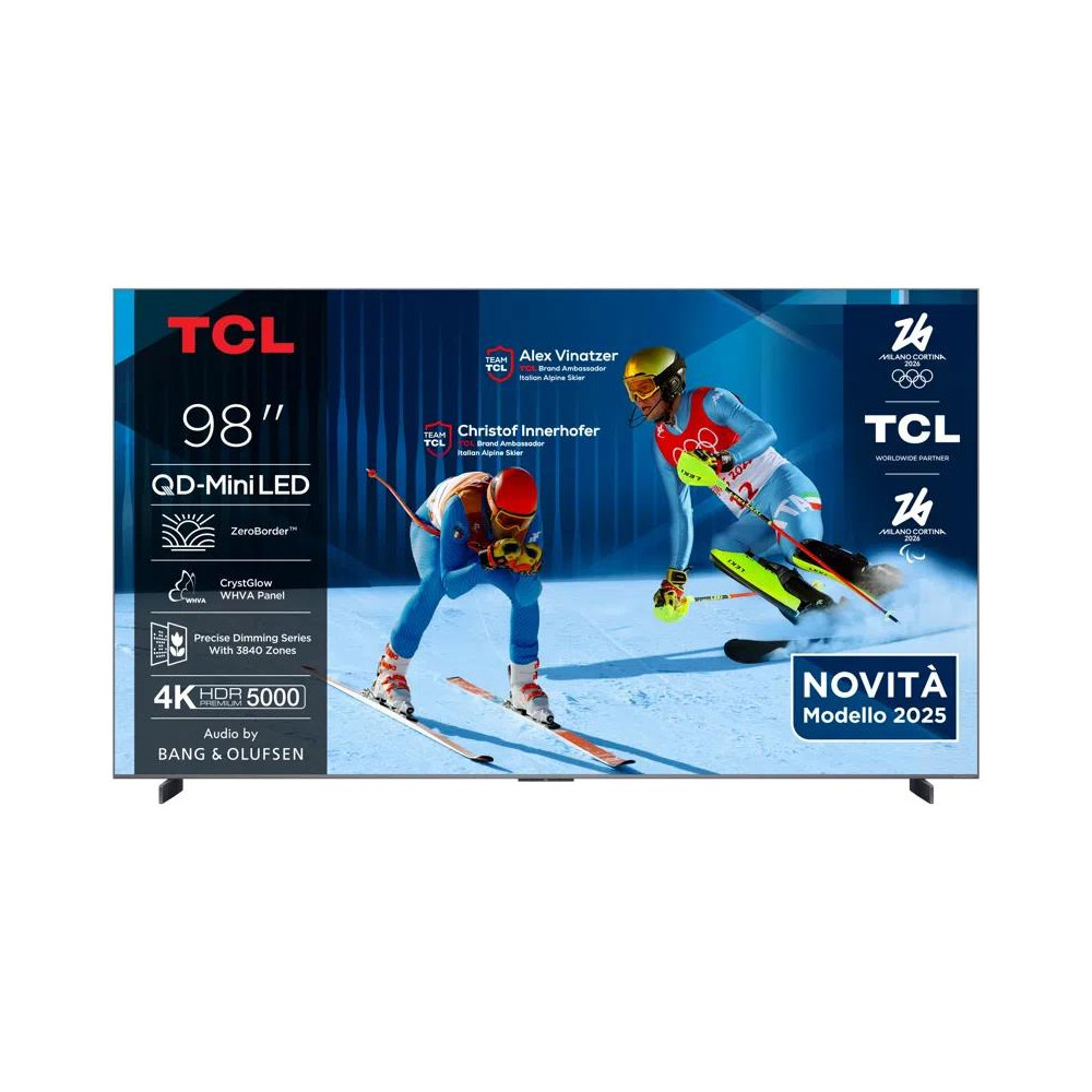 TV Set TCL 98 " 4K Ultra HD 3840 x 2160 pixels Flat 16:9 QLED 98Q8C