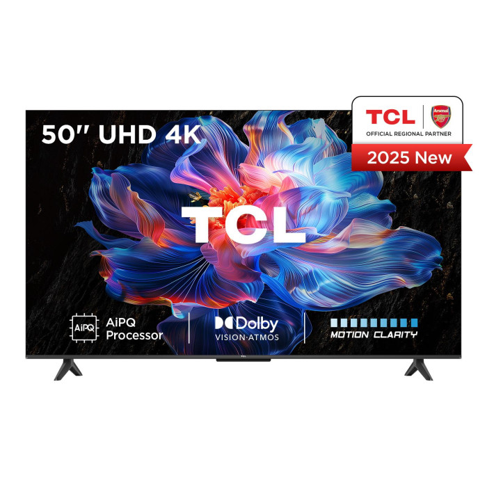 TV Set TCL 50 " 4K Ultra HD 3840 x 2160 pixels Flat 16:9 DLED 50V6C
