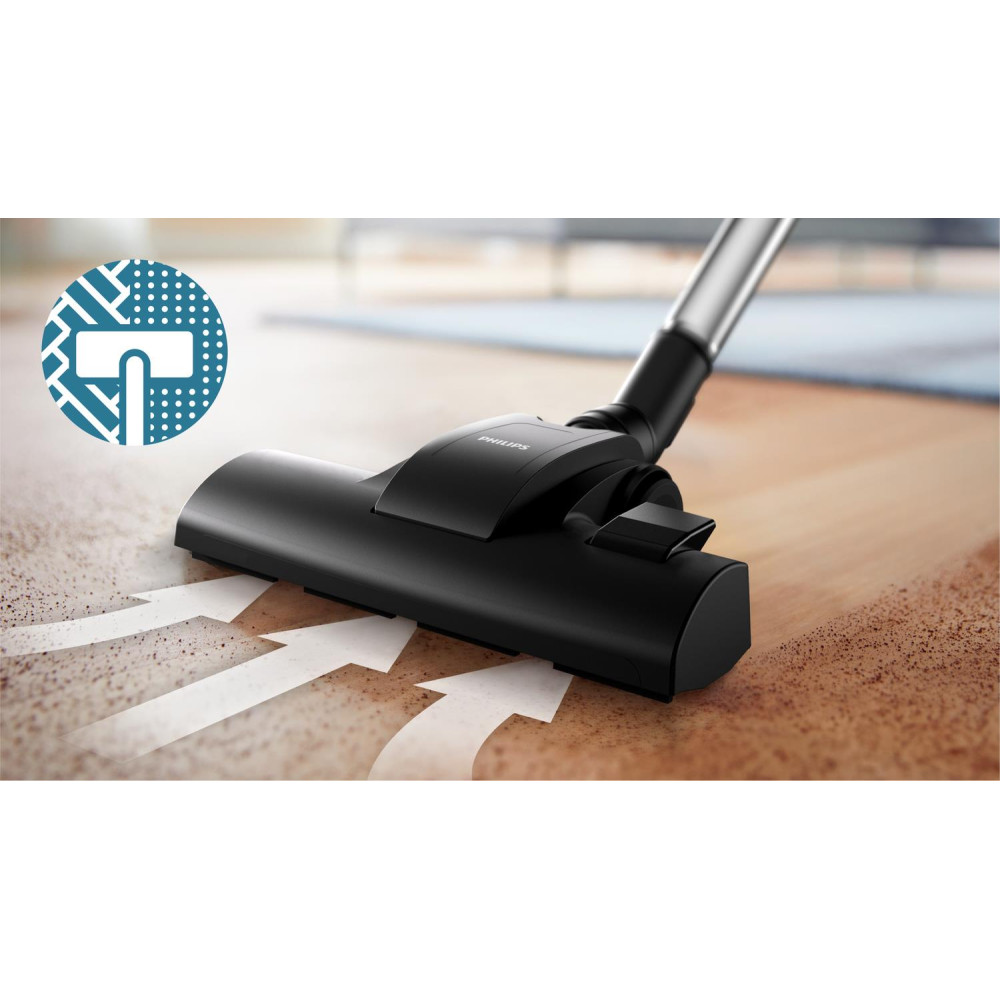 Vacuum Cleaner PHILIPS Input power 800 W Dust capacity 1.3 L Cylinder vacuum Cleaning type Dry Dust container Bagless Colour Black XB1142/10