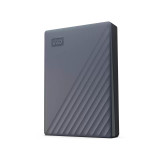 External HDD WESTERN DIGITAL My Passport WDBRMD0040BGY-WESN 4TB USB-C Colour Grey WDBRMD0040BGY-WESN