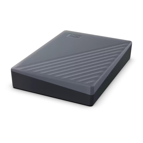 External HDD WESTERN DIGITAL My Passport WDBY3J0060BGY-WESN 6TB USB-C Colour Grey WDBY3J0060BGY-WESN