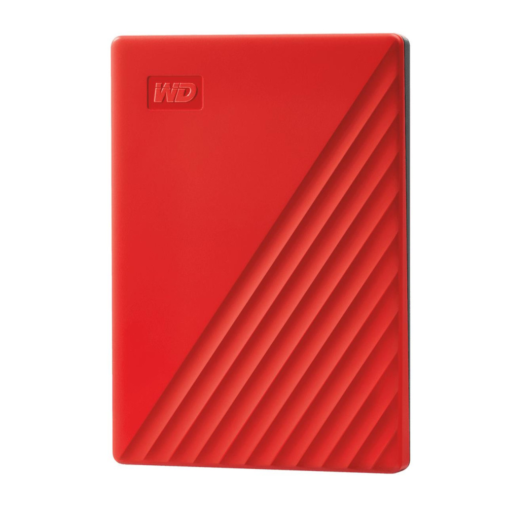 External HDD WESTERN DIGITAL My Passport 4TB USB 2.0 USB 3.0 USB 3.2 Colour Red WDBPKJ0040BRD-WESN
