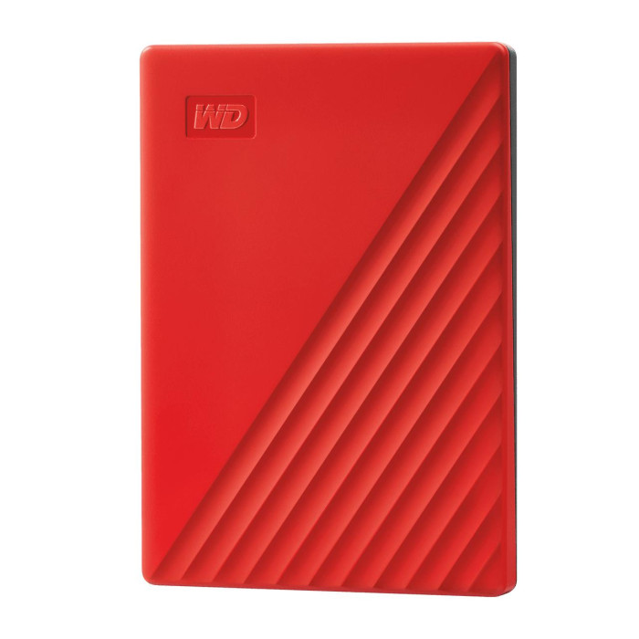 External HDD WESTERN DIGITAL My Passport 4TB USB 2.0 USB 3.0 USB 3.2 Colour Red WDBPKJ0040BRD-WESN