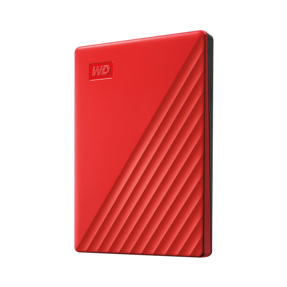 External HDD WESTERN DIGITAL My Passport 4TB USB 2.0 USB 3.0 USB 3.2 Colour Red WDBPKJ0040BRD-WESN
