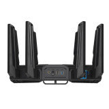 Wireless Router ASUS Wireless Router 19000 Mbps Wi-Fi 6 Wi-Fi 7 IEEE 802.11a IEEE 802.11b IEEE 802.11g IEEE 802.11n IEEE 802.11ac IEEE 802.11ax USB 2.0 USB 3.2 1x10/100/1000M 1x2.5GbE 1x10GbE Number of antennas 8 GT-BE19000