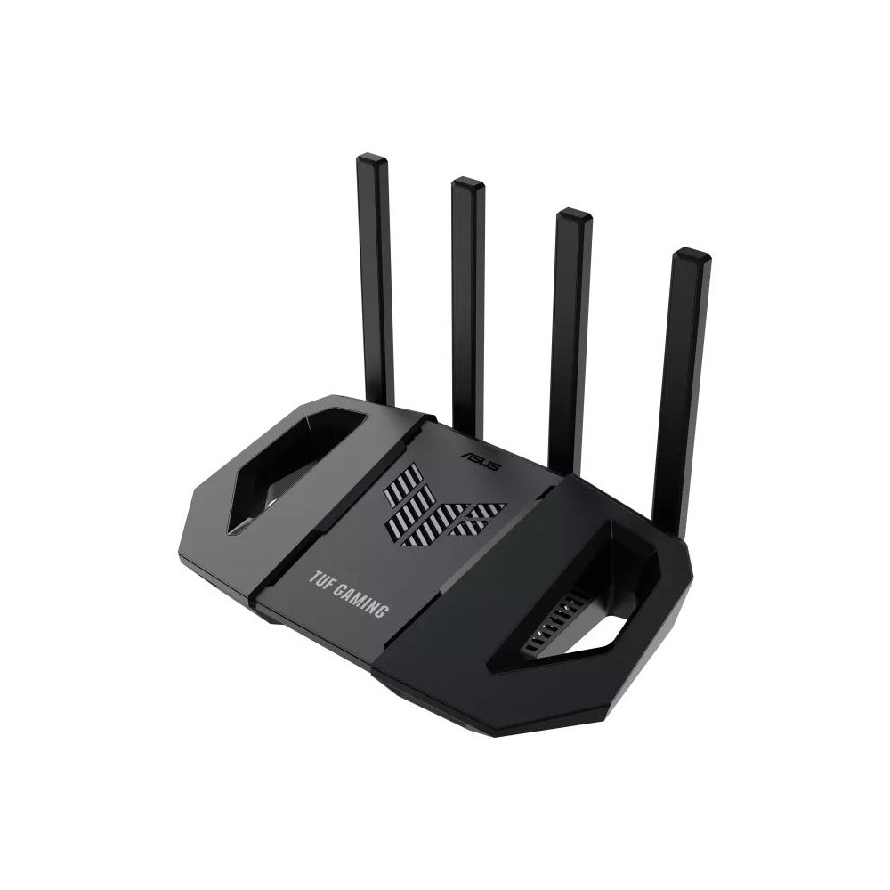 Wireless Router ASUS Wi-Fi 7 (802.11be) Data speed 2882 Mbit/s Ethernet WAN Yes WAN connection type RJ-45 Ethernet LAN Yes 5xLAN ports USB port Yes TUFGAMINGBE3600