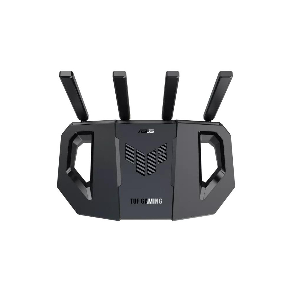 Wireless Router ASUS Wi-Fi 7 (802.11be) Data speed 2882 Mbit/s Ethernet WAN Yes WAN connection type RJ-45 Ethernet LAN Yes 5xLAN ports USB port Yes TUFGAMINGBE3600