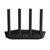 Wireless Router ASUS Wi-Fi 7 (802.11be) Data speed 2882 Mbit/s Ethernet WAN Yes WAN connection type RJ-45 Ethernet LAN Yes 5xLAN ports USB port Yes TUFGAMINGBE3600