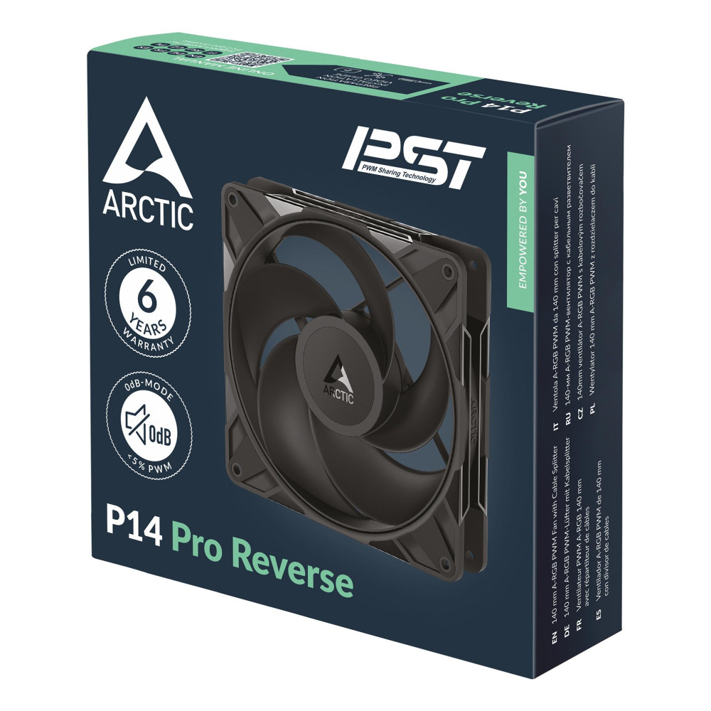 CASE FAN 140MM P14 PRO REVERSE/3P ACFAN00330A ARCTIC