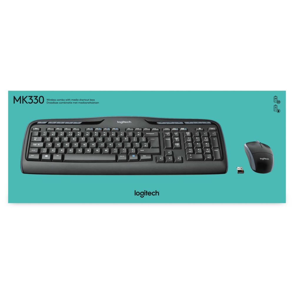 KEYBOARD +MOUSE COMBO MK330/ENG 920-003989 LOGITECH