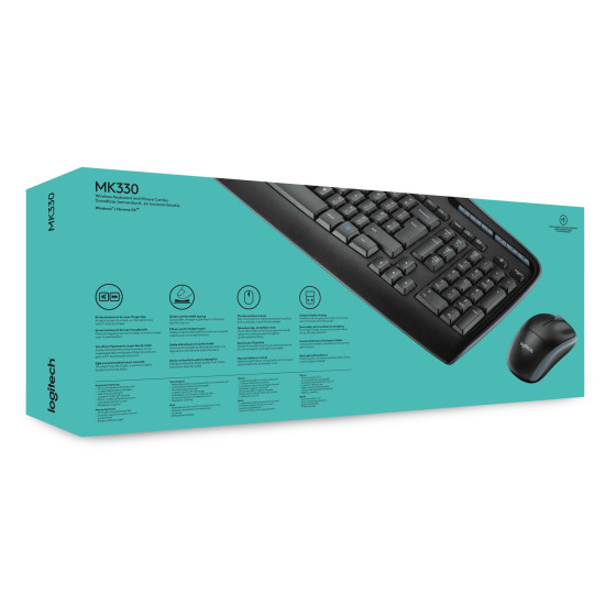 KEYBOARD +MOUSE COMBO MK330/ENG 920-003989 LOGITECH
