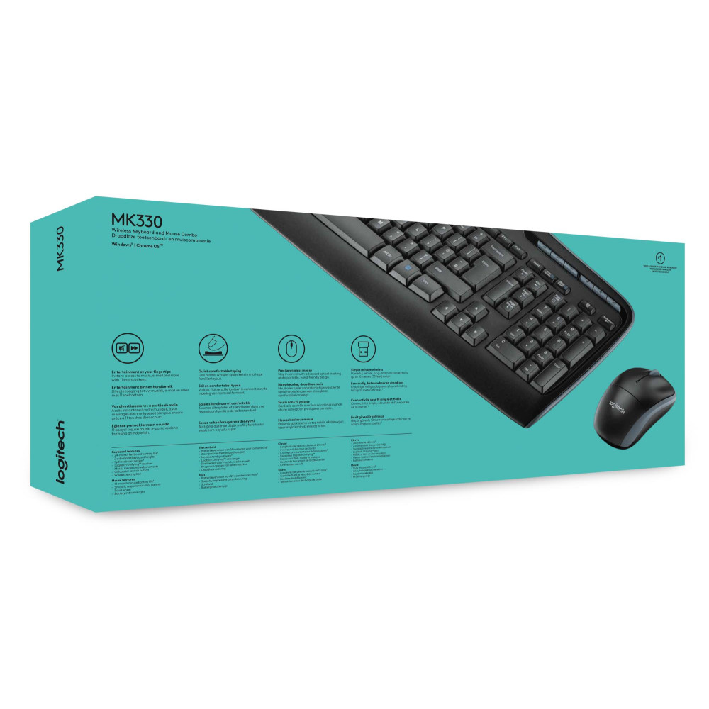 KEYBOARD +MOUSE COMBO MK330/ENG 920-003989 LOGITECH