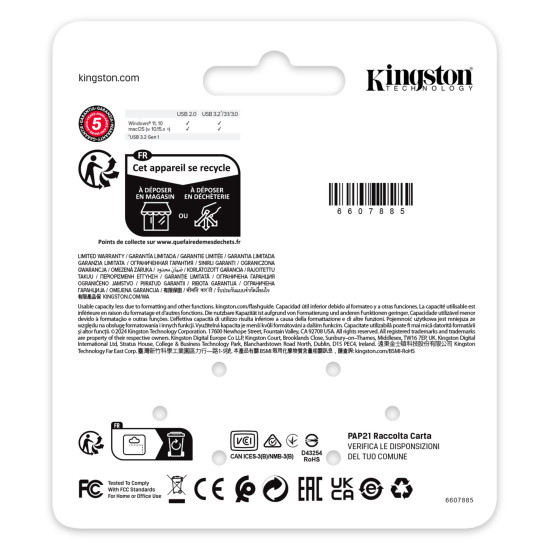 MEMORY DRIVE FLASH USB3.2 512G/SE9 G3 KE-U2X512-1AC KINGSTON