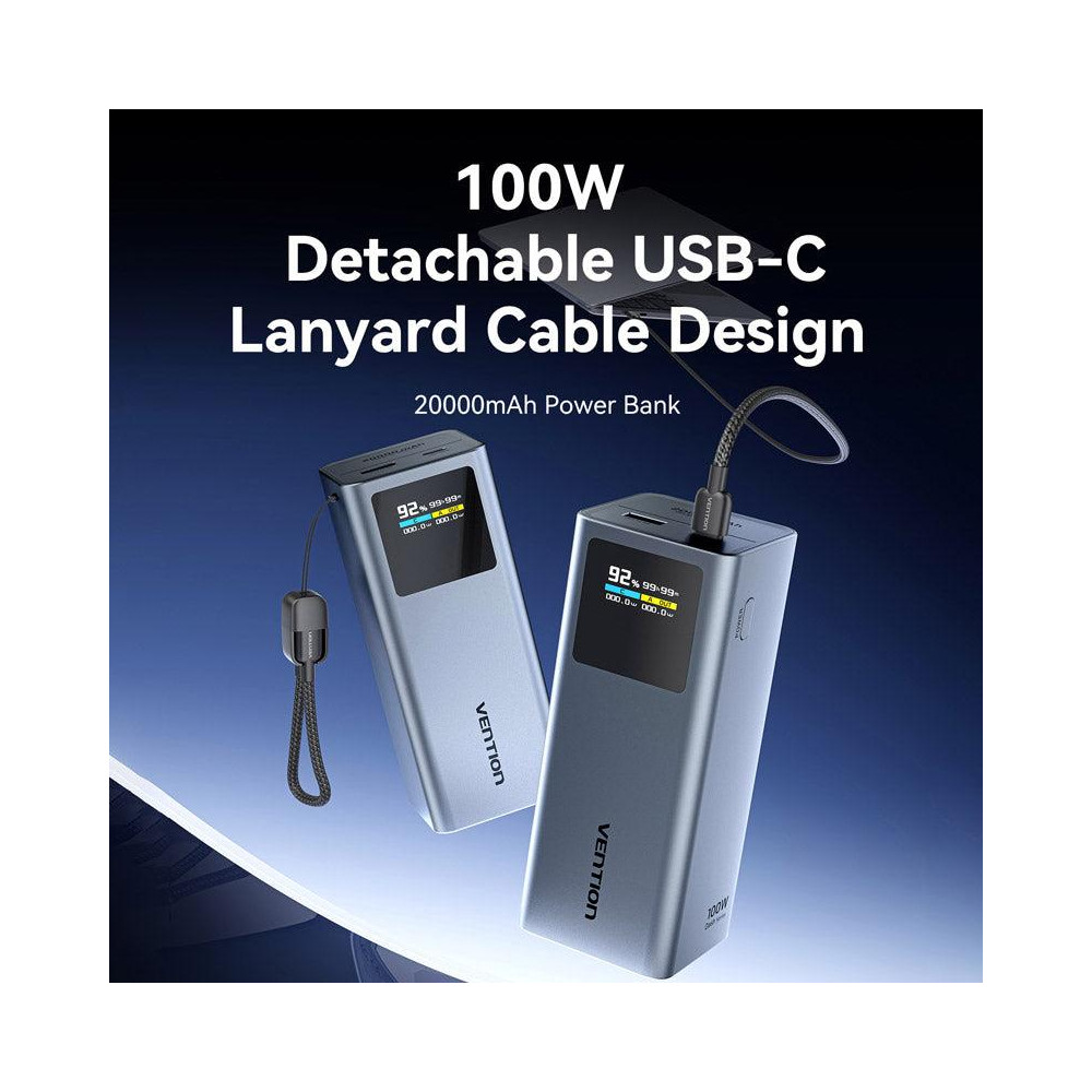 POWER BANK USB 20000MAH 100W/FKCH0 VENTION