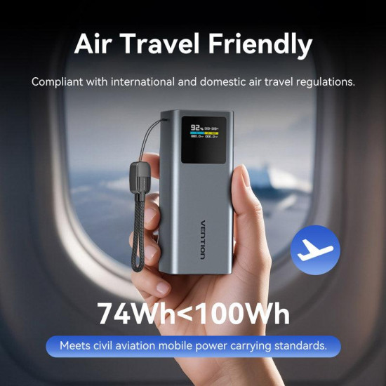 POWER BANK USB 20000MAH 100W/FKCH0 VENTION