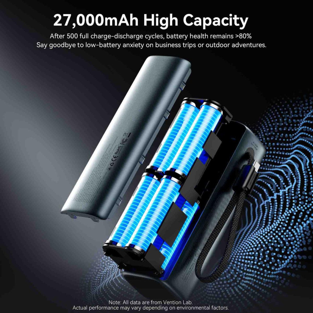 POWER BANK USB 27000MAH 200W/FKGH0 VENTION