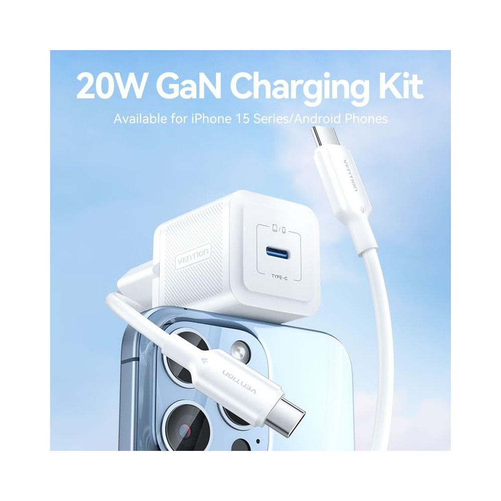 MOBILE CHARGER WALL USB-C/20W TZ-FEPW0-EU-01 VENTION