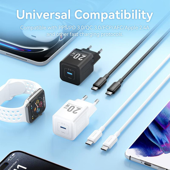 MOBILE CHARGER WALL USB-C/20W TZ-FEPW0-EU-01 VENTION