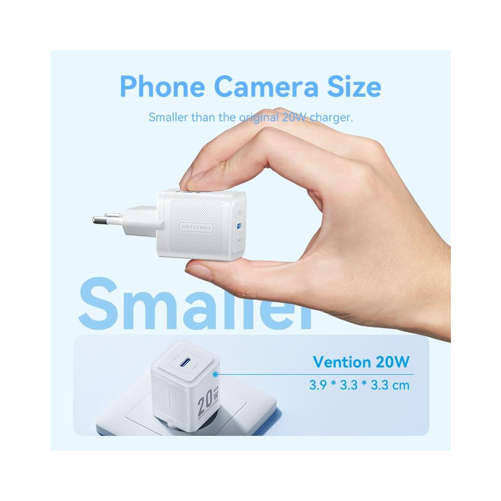MOBILE CHARGER WALL USB-C/20W TZ-FEPW0-EU-01 VENTION