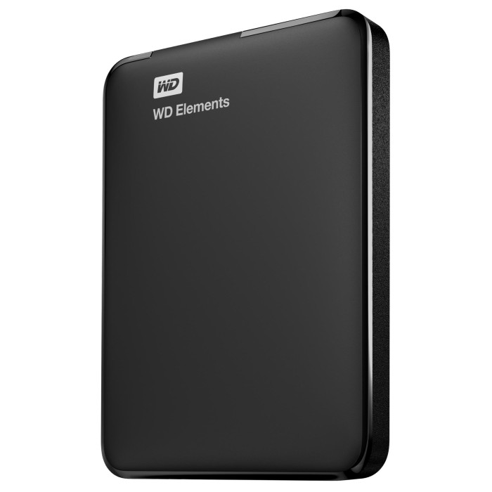 External HDD WESTERN DIGITAL Elements Portable 1TB USB 3.0 Colour Black WDBUZG0010BBK-WESN