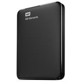 External HDD WESTERN DIGITAL Elements Portable 1TB USB 3.0 Colour Black WDBUZG0010BBK-WESN