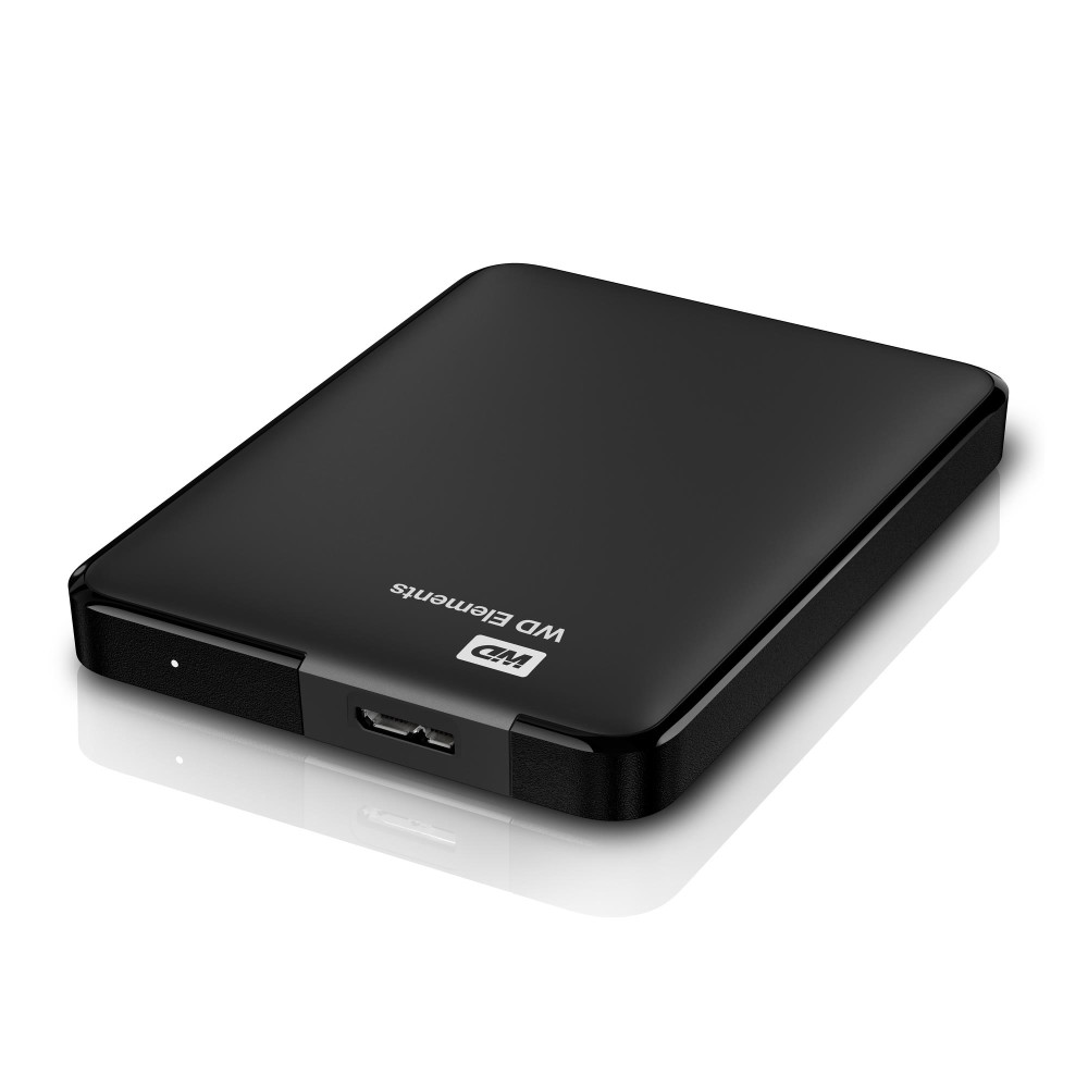 External HDD WESTERN DIGITAL Elements Portable 1TB USB 3.0 Colour Black WDBUZG0010BBK-WESN