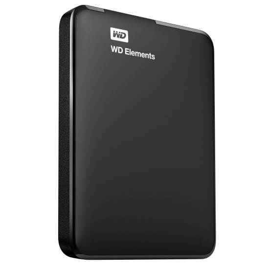 External HDD WESTERN DIGITAL Elements Portable 1TB USB 3.0 Colour Black WDBUZG0010BBK-WESN