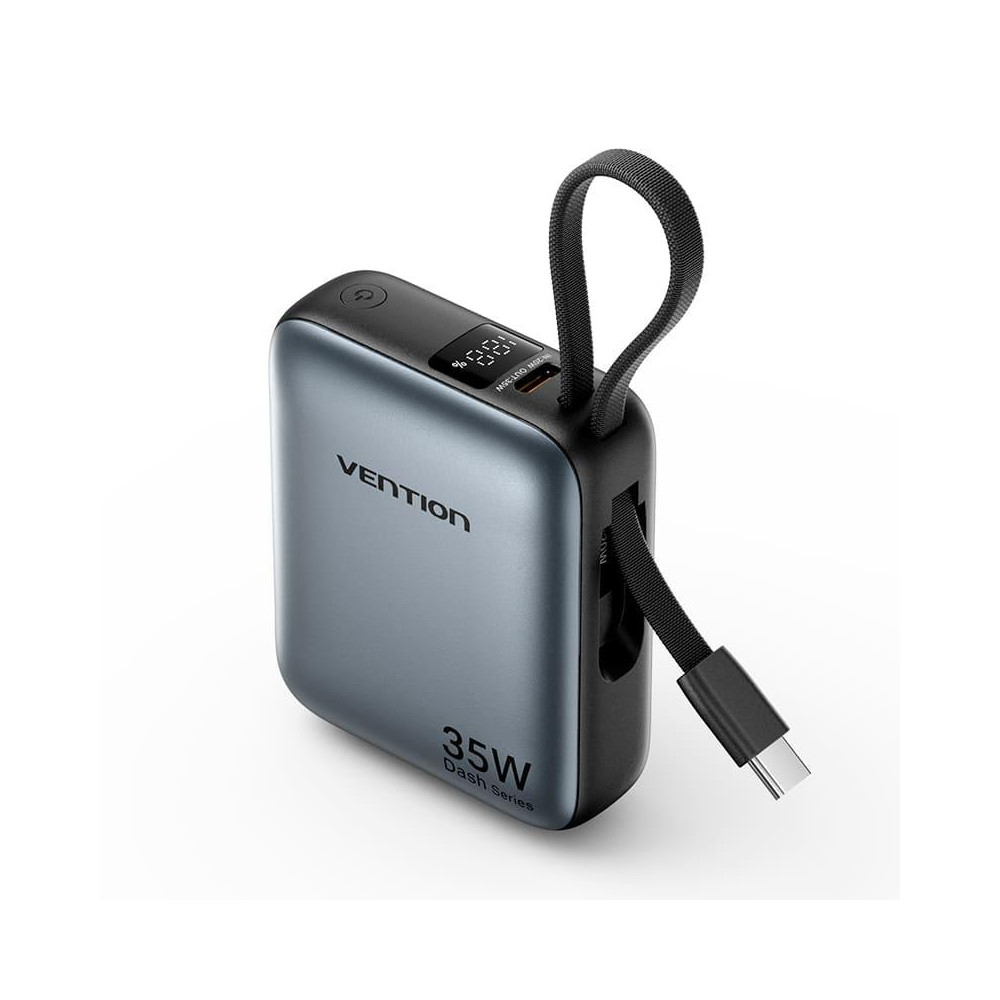 POWER BANK USB 10000MAH 35W/MINI GRAY FHEH0 VENTION