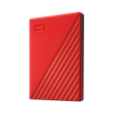 External HDD WESTERN DIGITAL My Passport 2TB USB 2.0 USB 3.0 USB 3.2 Colour Red WDBYVG0020BRD-WESN