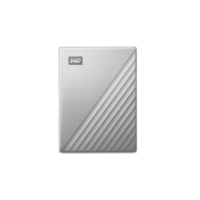 External HDD WESTERN DIGITAL My Passport Ultra 2TB USB 3.0 USB-C Colour Silver WDBC3C0020BSL-WESN