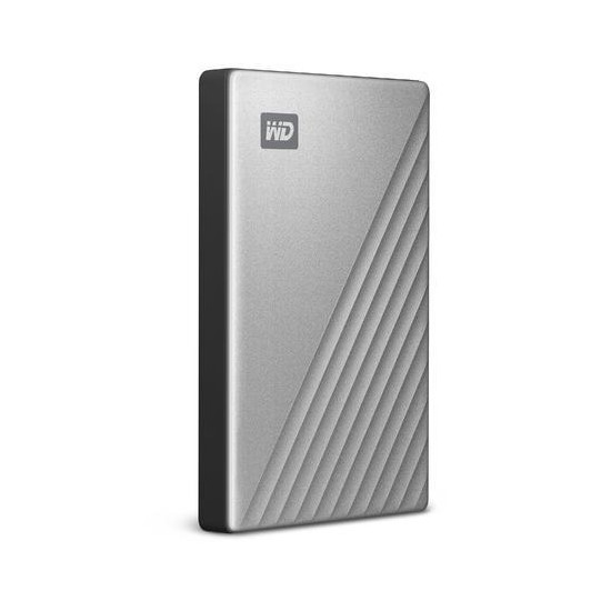 External HDD WESTERN DIGITAL My Passport Ultra 2TB USB 3.0 USB-C Colour Silver WDBC3C0020BSL-WESN