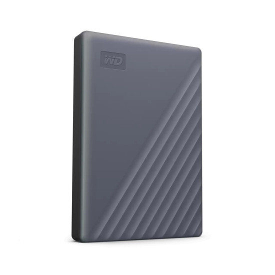 External HDD WESTERN DIGITAL My Passport WDBWML0020BGY-WESN 2TB USB-C Colour Grey WDBWML0020BGY-WESN