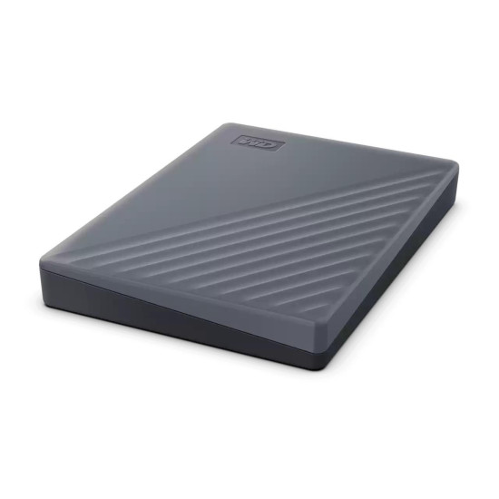 External HDD WESTERN DIGITAL My Passport WDBWML0020BGY-WESN 2TB USB-C Colour Grey WDBWML0020BGY-WESN