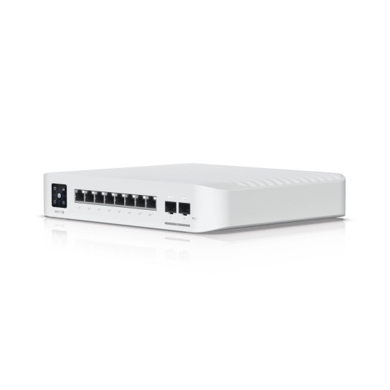 Switch UBIQUITI USW-PRO-8-POE Type L3 2xSFP+ 8xRJ45 PoE+ ports 8 120 Watts USW-PRO-8-POE