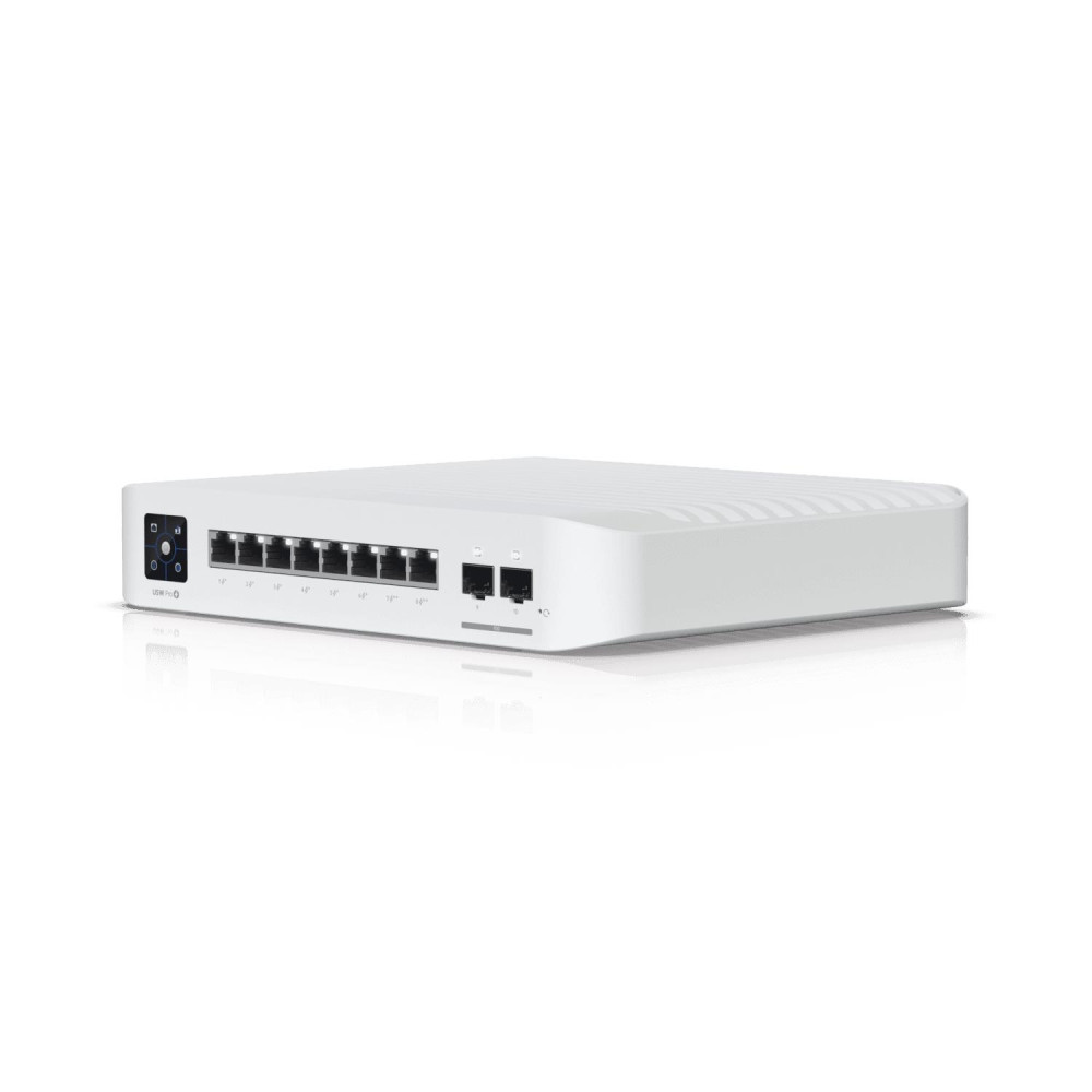 Switch UBIQUITI USW-PRO-8-POE Type L3 2xSFP+ 8xRJ45 PoE+ ports 8 120 Watts USW-PRO-8-POE